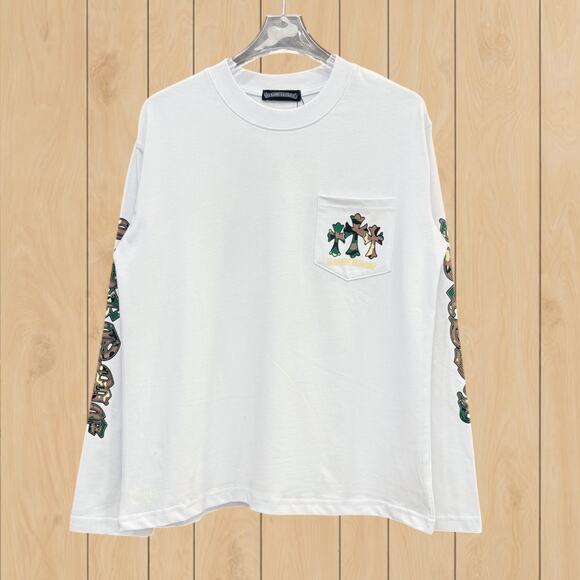 Chrome Hearts Men's Classic White Long Sleeve Shirt - Picture 1 of 4